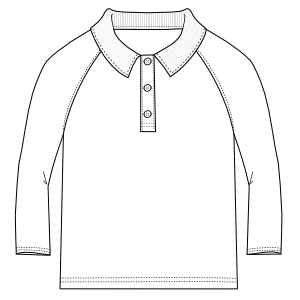 Fashion sewing patterns for BOYS T-Shirts Polo 3042